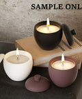 Filbert Silicone Candle Mould with Lid – 2-Piece Set, 75mm Filbert Silicone Candle Mould with Lid – 2-Piece Set, 75mm