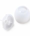 Filbert Silicone Candle Mould with Lid – 2-Piece Set, 75mm Filbert Silicone Candle Mould with Lid – 2-Piece Set, 75mm