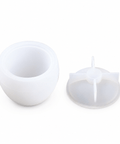 Filbert Silicone Candle Mould with Lid – 2-Piece Set, 75mm Filbert Silicone Candle Mould with Lid – 2-Piece Set, 75mm