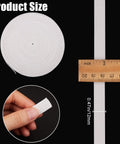 Flat Polyester Elastic Cord – 12mm Wide (White) sold by the meter Flat Polyester Elastic Cord – 12mm Wide (White) sold by the meter
