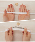 Flat Polyester Elastic Cord – 12mm Wide (White) sold by the meter Flat Polyester Elastic Cord – 12mm Wide (White) sold by the meter