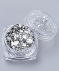 SILVER Foil Flakes – DIY Gilding Flakes for Epoxy Resin Jewelry & Crafting (Compact plastic Box) Foil Flakes – DIY Gilding Flakes for Epoxy Resin Jewelry & Crafting (Compact plastic Box)