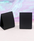 BLACK Foldable Paper Jewelry Display Cards, for Earring or Necklace Display Foldable Paper Jewelry Display Cards, for Earring or Necklace Display