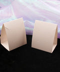 WHITE Foldable Paper Jewelry Display Cards, for Earring or Necklace Display Foldable Paper Jewelry Display Cards, for Earring or Necklace Display