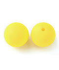 Yellow Food Grade Eco-Friendly Silicone Beads, Baby Chew Teething, Round Food Grade Eco-Friendly Silicone Beads, Baby Chew Teething, Round