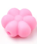 PINK Food Grade Eco-Friendly Silicone Beads, Chewing Beads For Teethers, DIY Nursing Making, Flowerr, 14mm Food Grade Eco-Friendly Silicone Beads, Chewing Beads For Teethers, DIY Nursing Making, Flowerr, 14mm
