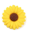 YELLOW Food Grade Eco-Friendly Silicone Teething Beads, Daisy, 19.5x7.5mm Food Grade Eco-Friendly Silicone Teething Beads, Daisy, 19.5x7.5mm