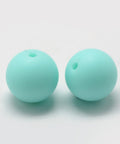 CYAN Food Grade Environmental Silicone Chewing Beads for Teething, 8~10mm Food Grade Environmental Silicone Chewing Beads for Teething, 8~10mm