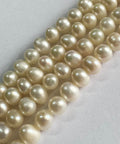 Freshwater Potato Pearls 5-6mm White – Natural Pearl Beads, 0.8mm Hole Freshwater Potato Pearls 5-6mm White – Natural Pearl Beads, 0.8mm Hole