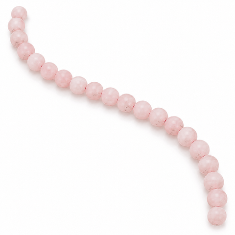 Frosted Natural Rose Quartz Beads, 8mm Frosted Natural Rose Quartz Beads, 8mm