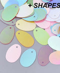 Frosted PVC Plastic Paillette/Sequins Beads – Ornament Accessories for Crafts, Sewing, DIY & Decorations Frosted PVC Plastic Paillette/Sequins Beads – Ornament Accessories for Crafts, Sewing, DIY & Decorations