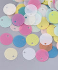 ROUND 19mm ABOUT 350 PIECES Frosted PVC Plastic Paillette/Sequins Beads – Ornament Accessories for Crafts, Sewing, DIY & Decorations Frosted PVC Plastic Paillette/Sequins Beads – Ornament Accessories for Crafts, Sewing, DIY & Decorations