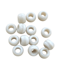 OFF WHITE Furnace Big Hole Glass Beads 8x5mm – Oval Craft Beads for Jewelry Making, Beading & DIY Project Furnace Big Hole Glass Beads 8x5mm – Oval Craft Beads for Jewelry Making, Beading & DIY Project