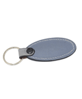 LIGHT BLUE Genuine Real Cowhide Leather Key Rings Dyed Genuine Real Cowhide Leather Key Rings Dyed