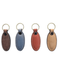 Genuine Real Cowhide Leather Key Rings Dyed Genuine Real Cowhide Leather Key Rings Dyed