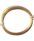 0.5mm / 15 meters Gilt (Gold) Coloured Copper Craft Wire for Decorative & Jewellery Crafts Gilt (Gold) Coloured Copper Craft Wire for Decorative & Jewellery Crafts