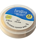Gilt (Gold) Coloured Copper Craft Wire for Decorative & Jewellery Crafts Gilt (Gold) Coloured Copper Craft Wire for Decorative & Jewellery Crafts