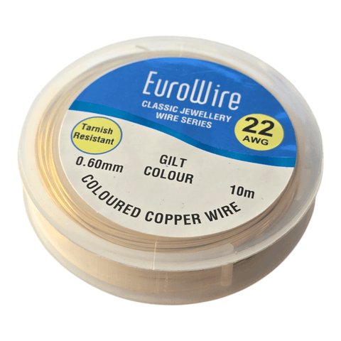 Gilt (Gold) Coloured Copper Craft Wire for Decorative & Jewellery Crafts Gilt (Gold) Coloured Copper Craft Wire for Decorative & Jewellery Crafts