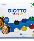 SET 1 -  black, blue, green, white, yellow and red. GIOTTO Make Up Face Painting Set – 6 Colours × 5ml GIOTTO Make Up Face Painting Set – 6 Colours × 5ml