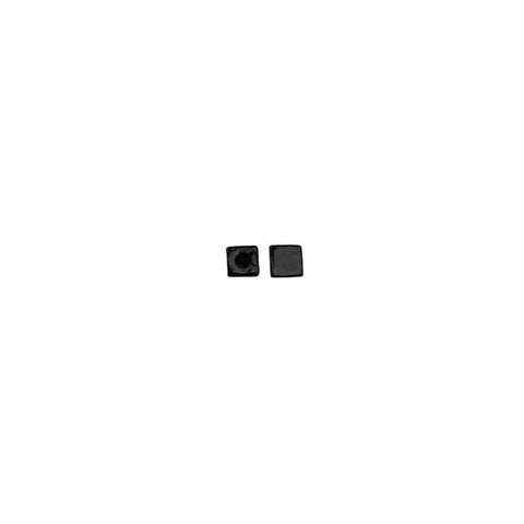 BLACK Glass Bead Cube 10mm, Hole 4mm Glass Bead Cube 10mm, Hole 4mm