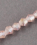 Misty Rose Glass Beads Faceted, Bicone, 3x3~3.5mm Glass Beads Faceted, Bicone, 3x3~3.5mm