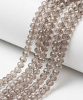 TAN Glass Beads Strands, Faceted, Rondelle, 6x5mm Glass Beads Strands, Faceted, Rondelle, 6x5mm