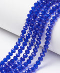 BLUE Glass Beads Strands, Faceted, Rondelle, 6x5mm Glass Beads Strands, Faceted, Rondelle, 6x5mm
