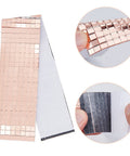 Glass Cabochons, with Self-Adhesive, Square, Mosaic Tiles for Arts DIY Crafts, Dark Salmon Glass Cabochons, with Self-Adhesive, Square, Mosaic Tiles for Arts DIY Crafts, Dark Salmon