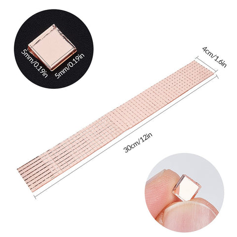 Glass Cabochons, with Self-Adhesive, Square, Mosaic Tiles for Arts DIY Crafts, Dark Salmon Glass Cabochons, with Self-Adhesive, Square, Mosaic Tiles for Arts DIY Crafts, Dark Salmon