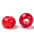 RED Glass European Beads, Large Hole Beads, Rondelle 14-15mm Glass European Beads, Large Hole Beads, Rondelle 14-15mm