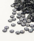 BLACK DIAMOND Glass Hotfix Rhinestone, Flat Back & Faceted, Half Round, 4.6-4.8mm Glass Hotfix Rhinestone, Flat Back & Faceted, Half Round, 4.6-4.8mm