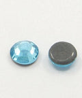 AQUAMARINE Glass Hotfix Rhinestone, Flat Back & Faceted, Half Round, 4.6-4.8mm Glass Hotfix Rhinestone, Flat Back & Faceted, Half Round, 4.6-4.8mm