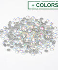 Glass Hotfix Rhinestones – Flat Back, Faceted Round SS12 Glass Hotfix Rhinestones – Flat Back, Faceted Round SS12