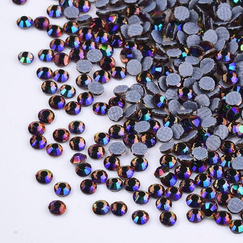 DARK COLORFUL Glass Hotfix Rhinestones – Flat Back, SS6 (about 2mm) Glass Hotfix Rhinestones – Flat Back, SS6 (about 2mm)