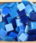 Glass Mosaic Tiles – 25x25mm Mixed Finish Glass Mosaic Tiles – 25x25mm Mixed Finish