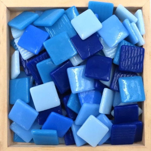 Glass Mosaic Tiles – 25x25mm Mixed Finish Glass Mosaic Tiles – 25x25mm Mixed Finish