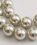 CHAMPAGNE Glass Pearl Beads, Round, 16mm Glass Pearl Beads, Round, 16mm