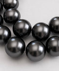 GUNMETAL Glass Pearl Beads, Round, 16mm Glass Pearl Beads, Round, 16mm