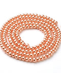 CORAL Glass Pearls, 4mm Glass Pearls 4mm Gold 