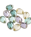 Glass Sew on Rhinestone, 2-Hole Links, Faceted, Costume Accessories, Teardrop, 6x8mm Glass Sew on Rhinestone, 2-Hole Links, Faceted, Costume Accessories, Teardrop, 6x8mm