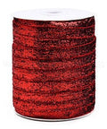FIREBRICK Glitter Sparkle Ribbon, Polyester & Nylon Ribbon Glitter Sparkle Ribbon, Polyester & Nylon Ribbon