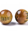 Gold colored Imitation Gemstone Resin Round Beads – 20mm Gold Imitation Gemstone Resin Beads 20mm | BalzarCrafts