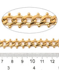 Golden 304 Stainless Steel Cable Chain – IP Plated Unwelded Jewellery Chain Golden 304 Stainless Steel Cable Chain – IP Plated Unwelded Jewellery Chain