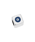 SILV.ANT/DARK BLUE (GQB8053-SDK) (GQB8053-S-X) Alloy Bead cube 8mm with eye Φ5mm (2 PC) (GQB8053-S-X) Alloy Bead cube 8mm with eye Φ5mm (2 PC)