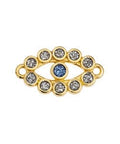 (GQE8906-G) Alloy Motif 21mm eye with round settings with 2 rings (1 PC) (GQE8906-G) Alloy Motif 21mm eye with round settings with 2 rings (1 PC)