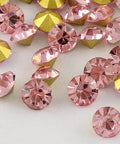 LIGHT ROSE Grade A Glass Pointed Back Chaton Rhinestones, Back Plated, Diamond, about 4.0~4.2mm Grade A Glass Pointed Back Chaton Rhinestones, Back Plated, Diamond, about 4.0~4.2mm