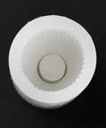Grooved Vase Food Grade Silicone Mold for UV Resin & Epoxy Resin – 79x53mm Grooved Vase Silicone Mold for Resin Casting | BalzarCrafts