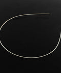 Hair Accessories Iron Hair Band Findings, Platinum 120-125mm Hair Accessories Iron Hair Band Findings, Platinum 120-125mm