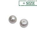 Half-Drilled Freshwater Pearl Buttons – White | Jewelry Making Pearls for Earrings & Pendants Half-Drilled Freshwater Pearl Buttons – White | Jewelry Making Pearls for Earrings & Pendants