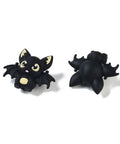Halloween Theme Silicone Focal Beads, Bat, Black Size: about 35.5mm Halloween Theme Silicone Focal Beads, Bat, Black Size: about 35.5mm